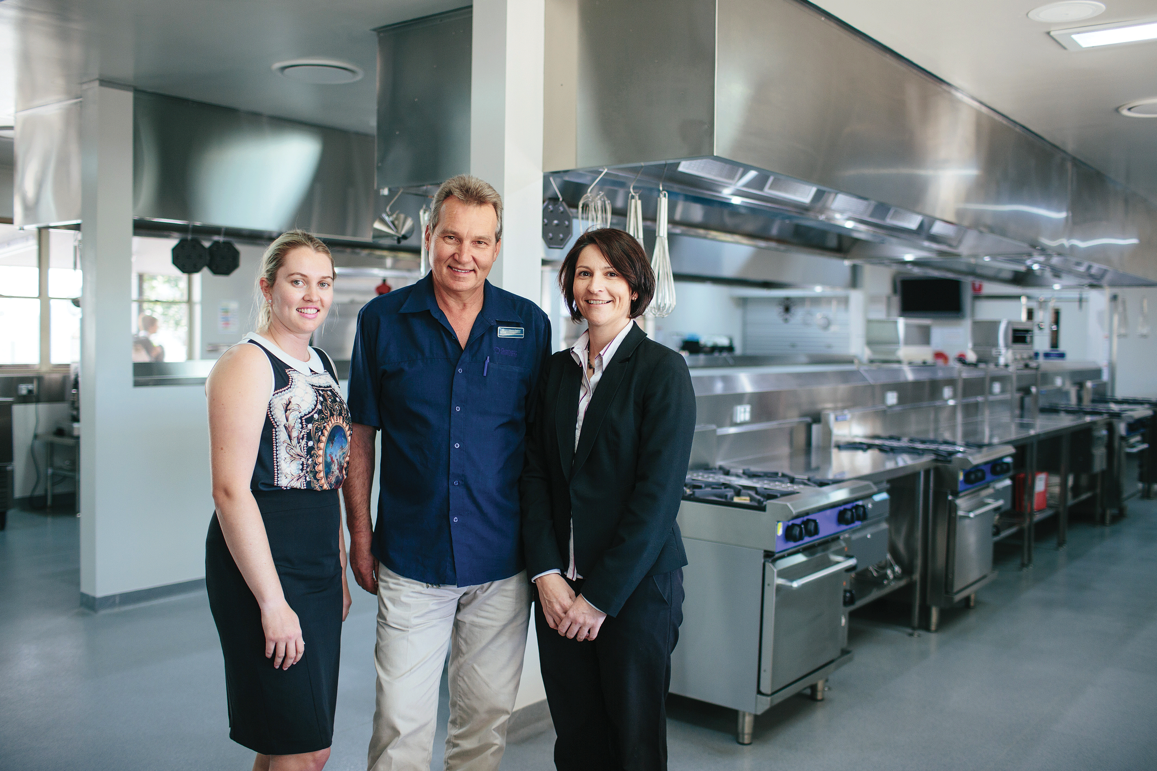 The new kitchen provides the opportunity to run large cooking demonstrations and classes using the demonstration bench, over-bench cameras and more.