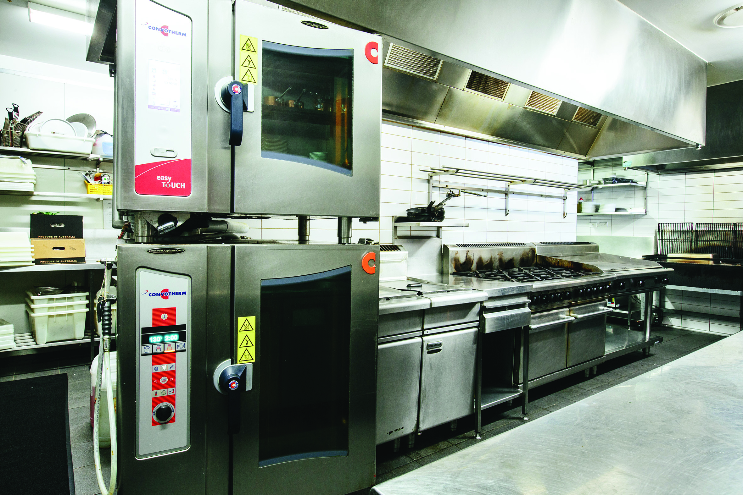 When it came to choosing kitchen equipment for both restaurants, Gloftis explains Moffat was a very natural choice.