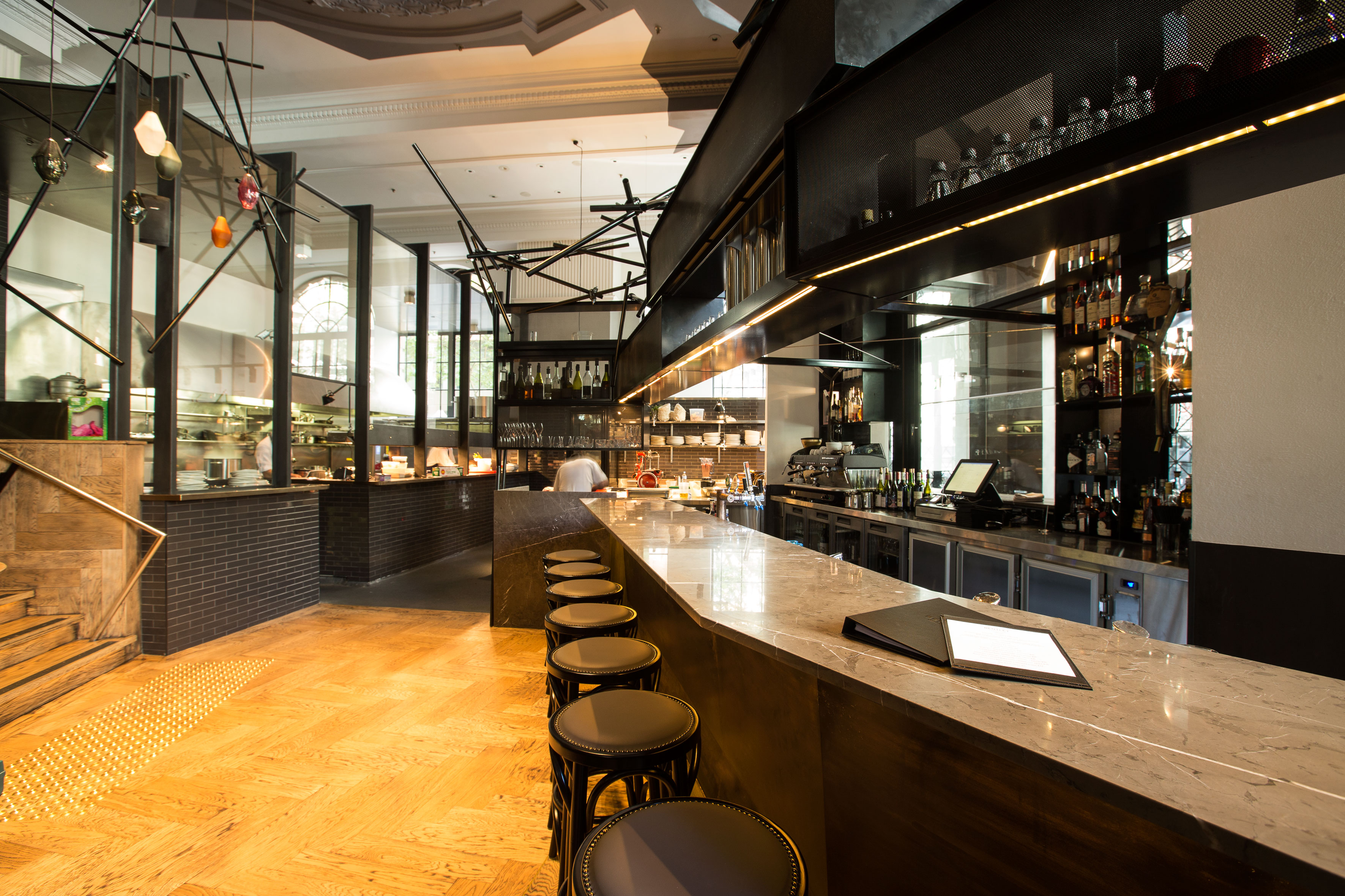Bentley Restaurant and Bars' strong partnership with Moffat has been in place since 2006, and the new fit-out benefitted from the shared history.