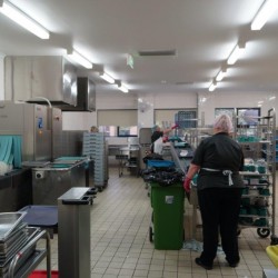 Moffat Wexiodisk Flight Dish Washing system at La Trobe Regional Hospital Victoria